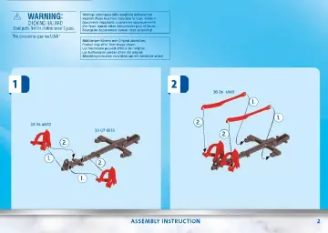 Manual de instruções Playmobil 70469 - Aquiles numa carruagem com Patroclus (2)