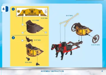 Manual de instruções Playmobil 70469 - Aquiles numa carruagem com Patroclus (4)