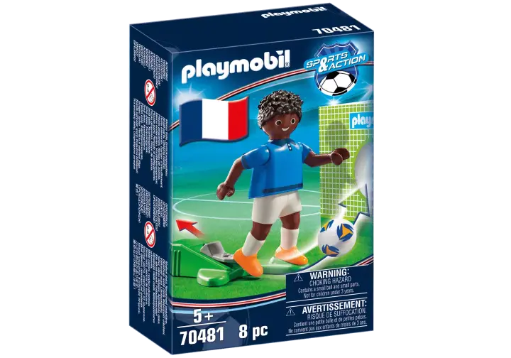 Playmobil 70481 - Jugador de Fútbol - Francia B - BOX