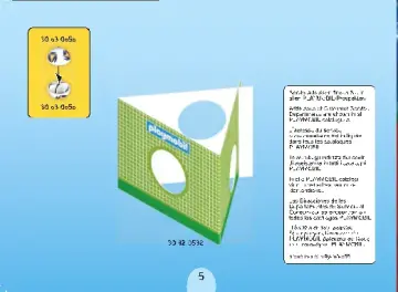Manual de instruções Playmobil 70481 - Jugador de Futebol - França B (5)
