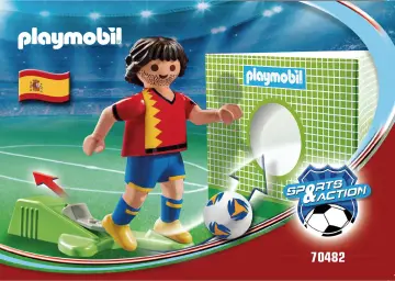 Οδηγίες συναρμολόγησης Playmobil 70482 - Ποδοσφαιριστής Εθνικής Ισπανίας (1)