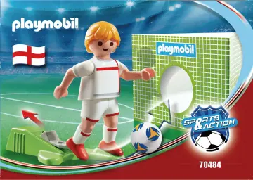 Bauanleitungen Playmobil 70484 - Nationalspieler England (1)