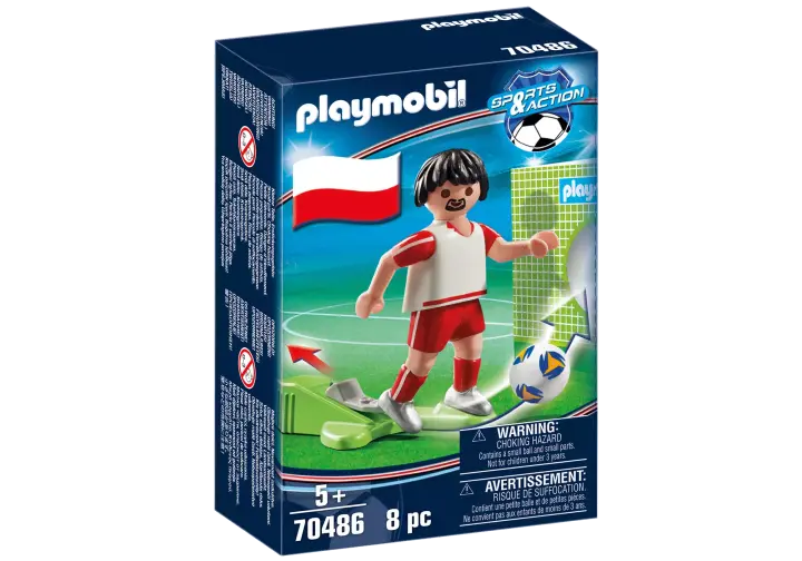 Playmobil 70486 - Ποδοσφαιριστής Εθνικής Πολωνίας - BOX