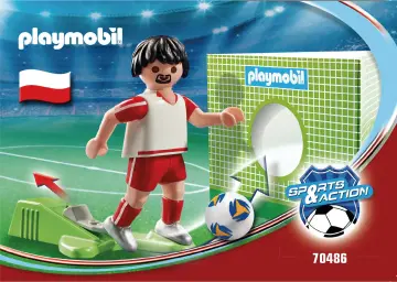 Οδηγίες συναρμολόγησης Playmobil 70486 - Ποδοσφαιριστής Εθνικής Πολωνίας (1)