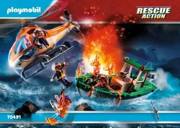 Bauanleitungen Playmobil 70491 - Coastal Fire Mission (1)