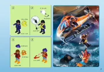 Οδηγίες συναρμολόγησης Playmobil 70491 - Επιχείρηση Πυροσβεστικής - Διάσωση στη θάλασσα (7)