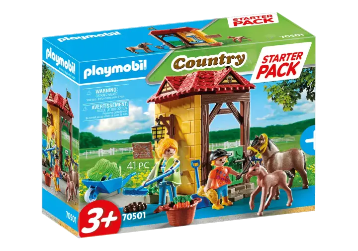 Playmobil 70501 - Starter Pack Στάβλος αλόγων - BOX