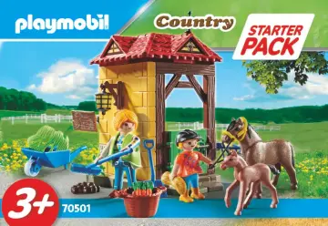 Οδηγίες συναρμολόγησης Playmobil 70501 - Starter Pack Στάβλος αλόγων (1)