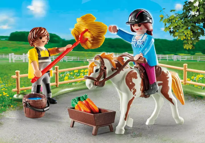 Playmobil 70505 - Starter Pack Φροντίζοντας το άλογο