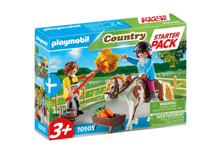 Playmobil 70505 - Starter Pack Φροντίζοντας το άλογο - BOX