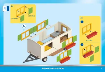 Manuales de instrucciones Playmobil 70510 - Caravana Campamento de Ponis (7)