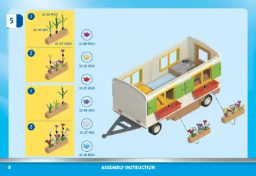 Manuales de instrucciones Playmobil 70510 - Caravana Campamento de Ponis (8)