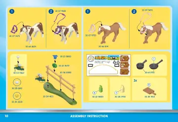 Manuales de instrucciones Playmobil 70510 - Caravana Campamento de Ponis (10)
