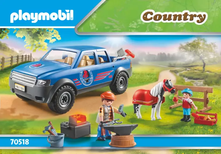 Οδηγίες συναρμολόγησης Playmobil 70518 - Όχημα πεταλωτή (1)