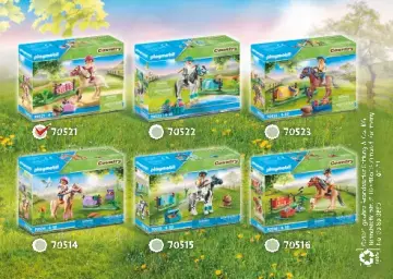 Bouwplannen Playmobil 70521 - Collectie pony 'Duitse rijpony' (4)