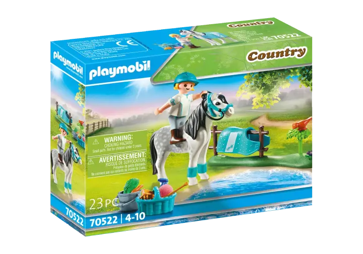 Playmobil 70522 - Cavalière avec poney gris - BOX