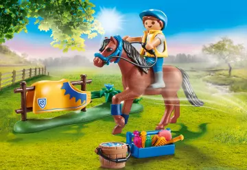 Playmobil 70523 - Cavalier avec poney brun