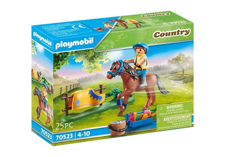 Playmobil 70523 - Cavalier avec poney brun - BOX