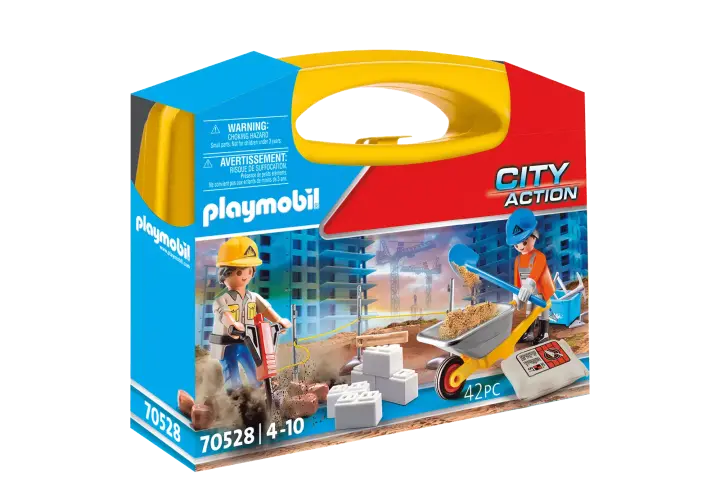 Playmobil 70528 - Maxi Βαλιτσάκι Τεχνικά Έργα - BOX