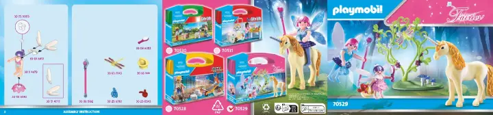 Notices de montage Playmobil 70529 - Valisette Fées et licorne (1)
