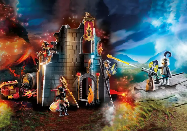 Playmobil 70539 - Burnham Raiders Flaming Ruins