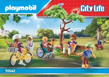 Bauanleitungen Playmobil 70542 - Im Stadtpark (1)