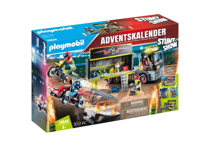 Playmobil 70544 - XXL-Adventi naptár Kaszkadőrshow - BOX