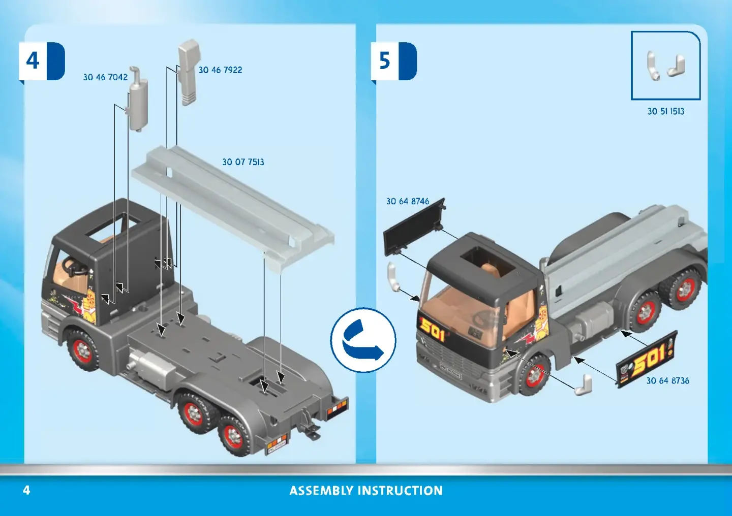 PLAYMOBIL Calendrier de lAvent XXL 70544 - Avec camion - Pour enfan