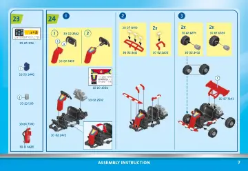 Οδηγίες συναρμολόγησης Playmobil 70544 - Χριστουγεννιάτικο Ημερολόγιο "Stunt Show" (23)