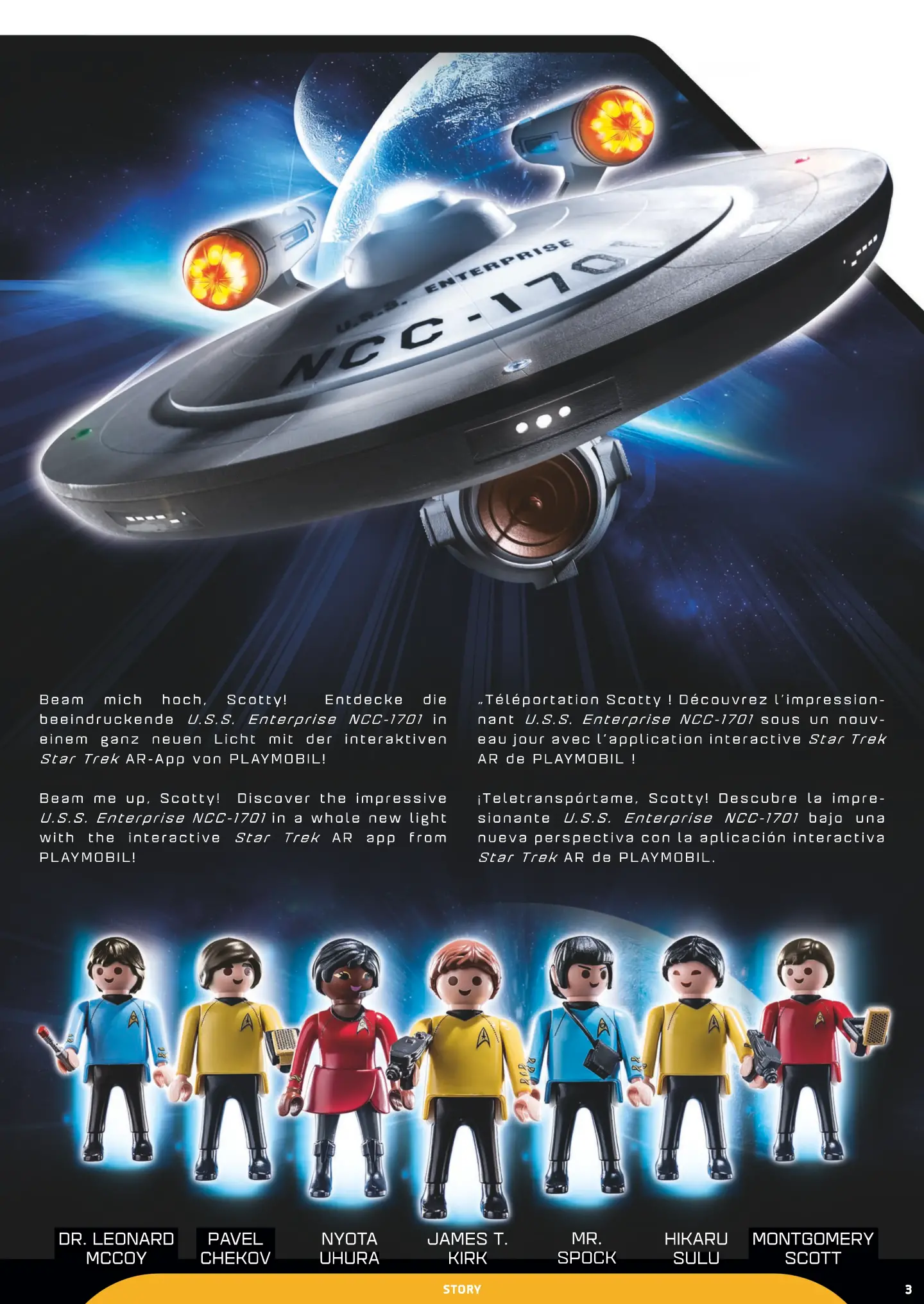 PLAYMOBIL Star Trek U.S.S. Enterprise NCC-1701 - 70548