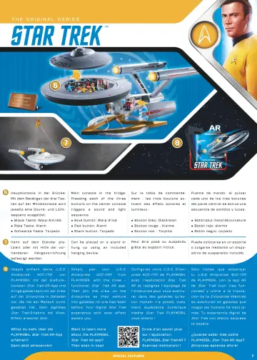Manual de instruções Playmobil 70548 - Star Trek - U.S.S. Enterprise NCC-1701 (4)