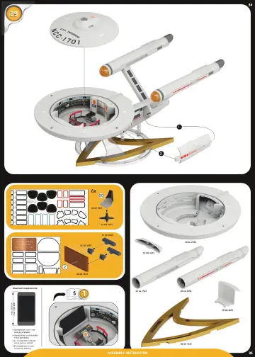 Notices de montage Playmobil 70548 - Star Trek - U.S.S. Enterprise NCC-1701 (18)