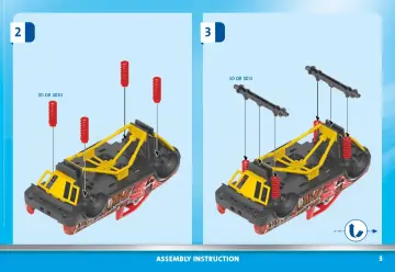 Manuales de instrucciones Playmobil 70549 - Stuntshow Monster Truck Horned (3)