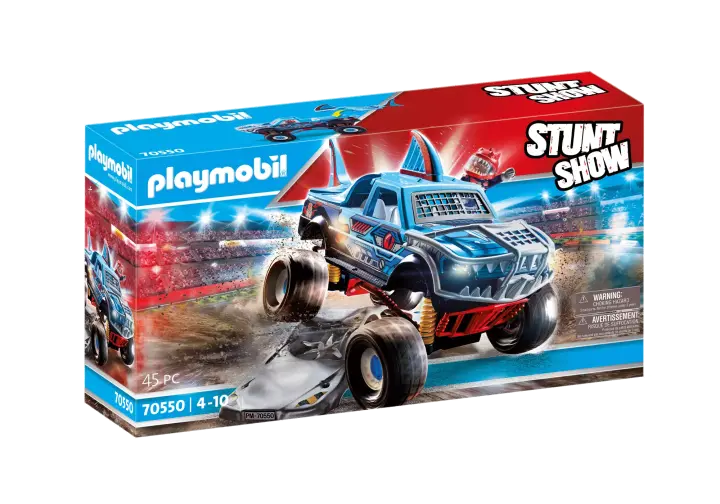 Playmobil 70550 - Stuntshow Monster truck de cascade Requin - BOX