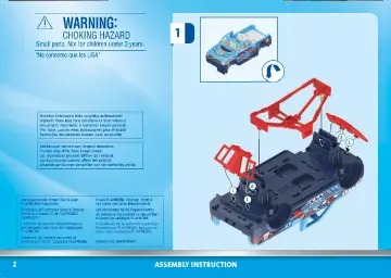 Notices de montage Playmobil 70550 - Stuntshow Monster truck de cascade Requin (2)