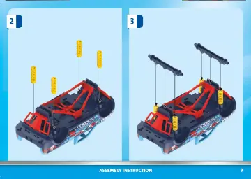 Notices de montage Playmobil 70550 - Stuntshow Monster truck de cascade Requin (3)