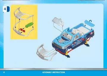Istruzioni di montaggio Playmobil 70550 - Monster Truck Squalo (4)