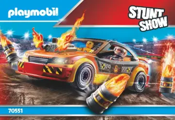 Building instructions Playmobil 70551 - Stunt Show Crash Car (1)