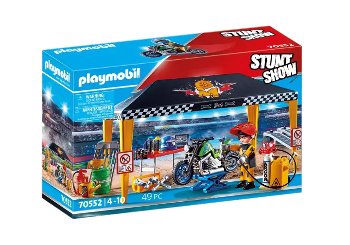 Playmobil 70552 - Stuntshow werkplek tent - BOX