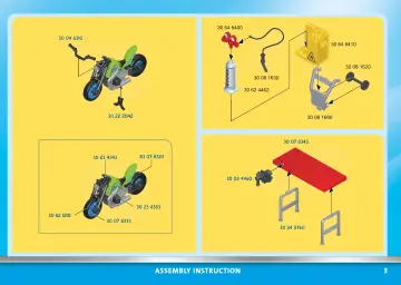Notices de montage Playmobil 70552 - Stuntshow Atelier de réparation (3)