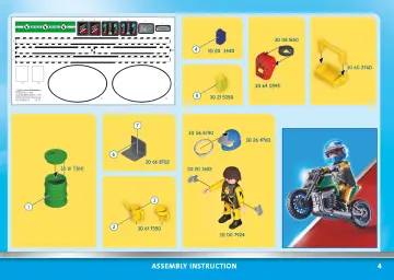 Manual de instruções Playmobil 70552 - Stuntshow Oficina (4)