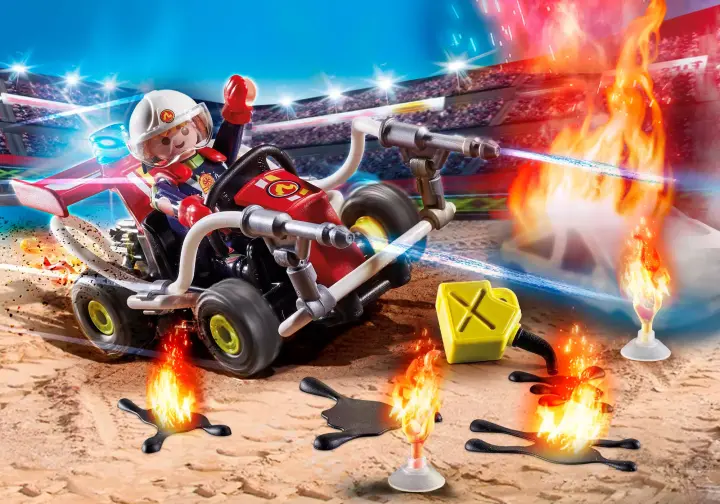 Playmobil 70554 - Stuntshow Kart Bombeiro