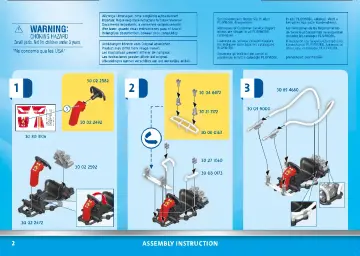 Bauanleitungen Playmobil 70554 - Stuntshow Feuerwehrkart (2)