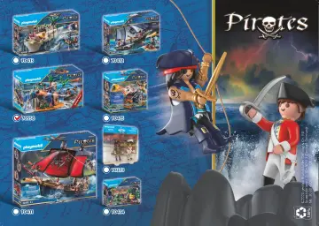 Οδηγίες συναρμολόγησης Playmobil 70556 - Καταφύγιο Πειρατών (12)