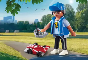 Playmobil 70561 - Αγόρι με τηλεκατευθυνόμενο αυτοκινητάκι