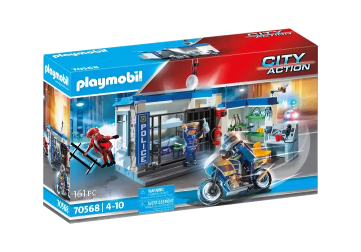 Playmobil 70568 - Polícia: Fugir da prisão - BOX