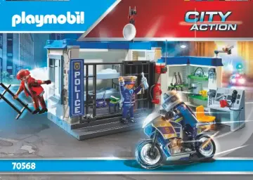 Manual de instruções Playmobil 70568 - Polícia: Fugir da prisão (1)