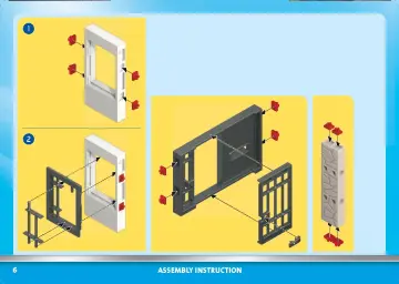 Istruzioni di montaggio Playmobil 70568 - Fuga dalla Stazione di Polizia (6)