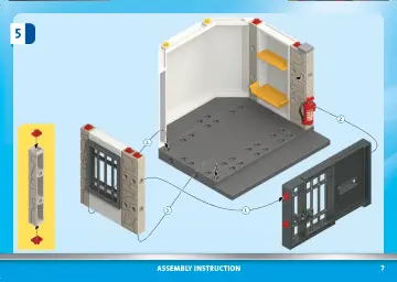 Istruzioni di montaggio Playmobil 70568 - Fuga dalla Stazione di Polizia (7)