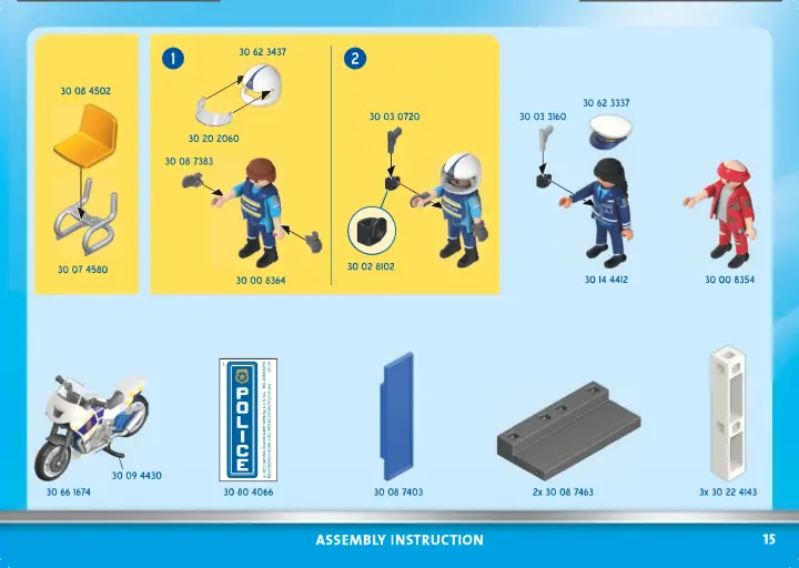 Playmobil 70568 – Poste De Police Et Cambrioleur – City Action – 3 Personnages, Prison Amovible !